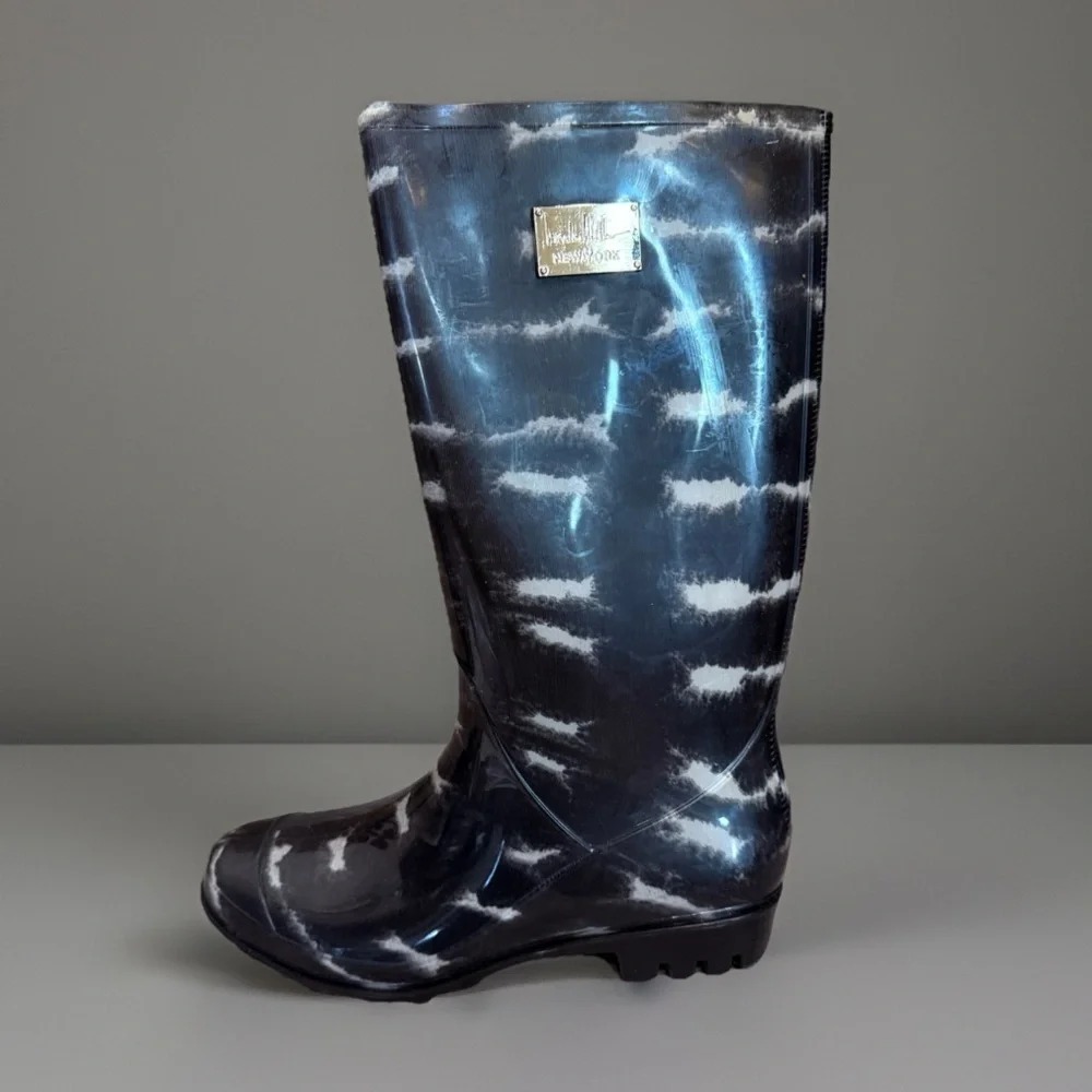 Nicole Miller New York Rain Boots sz 8